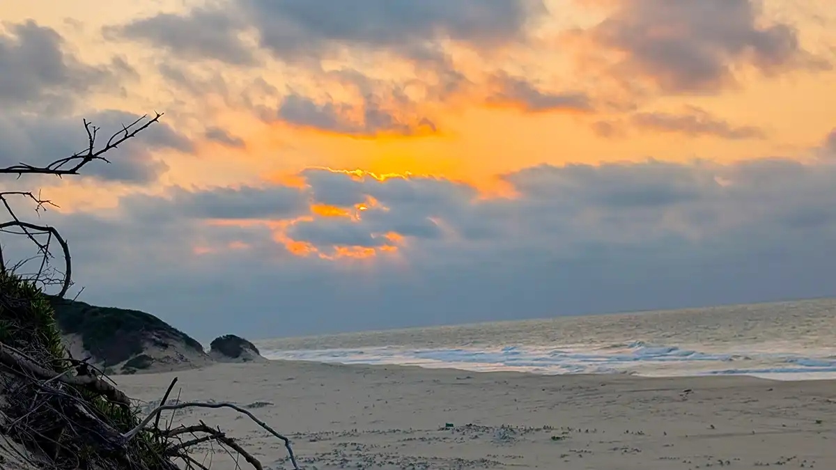 Sunrise at the beach