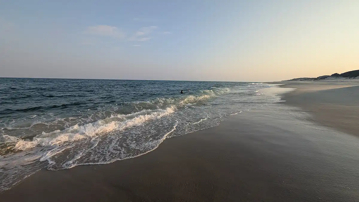 Deserted beaches at Dune BeaCH hOSTEL IN cALANGA, mOZAMBIQUE